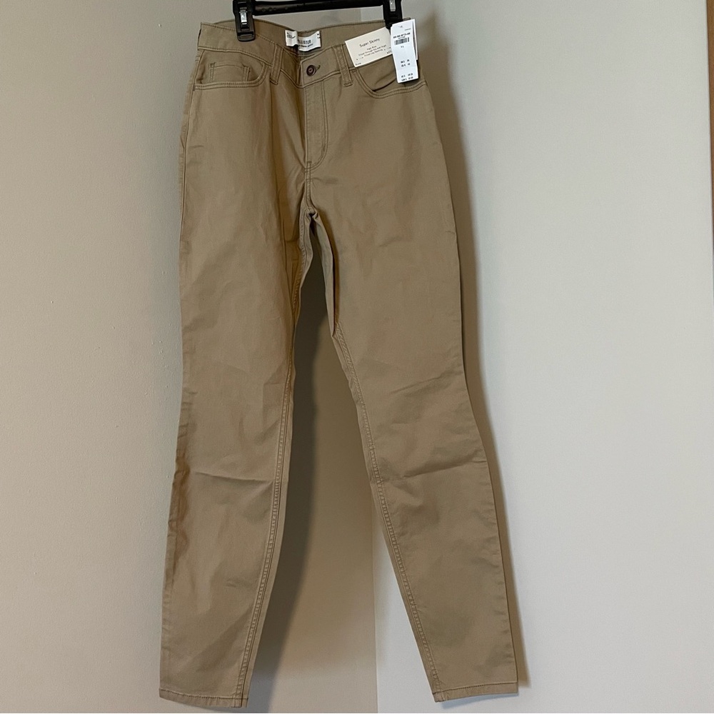 Hollister High Rise Super Skinny Tan Pants Size 4 Long